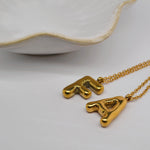Gold Initial Necklace image 0