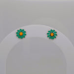 Colour Daisy Studs - Mint image