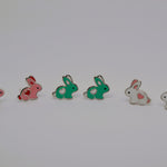 Color Bunny Studs image 0