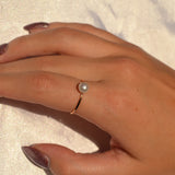 Gold Pearl Ring image 2