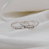 Fine Engraved Name Ring image 0