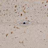 Silver Evil Eye Bracelet image 0