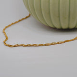 Twisty Gold Necklace image 0