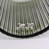 Silver Plane Studs image 0