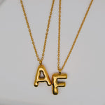 Gold Initial Necklace image 1
