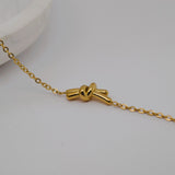 Gold Knot Bracelet image 0