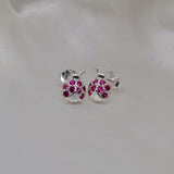 Silver Ladybug Studs image 0
