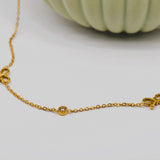 Gold Bow Necklace image 0