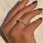 Gold Pearl Ring image 1