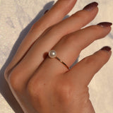 Gold Pearl Ring image 1