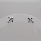 Silver Plane Studs image 1