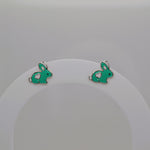 Color Bunny Studs - Mint image
