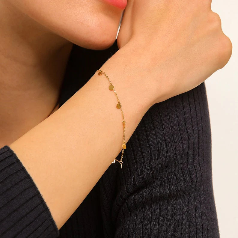 The Dot Gold Bracelet image 0