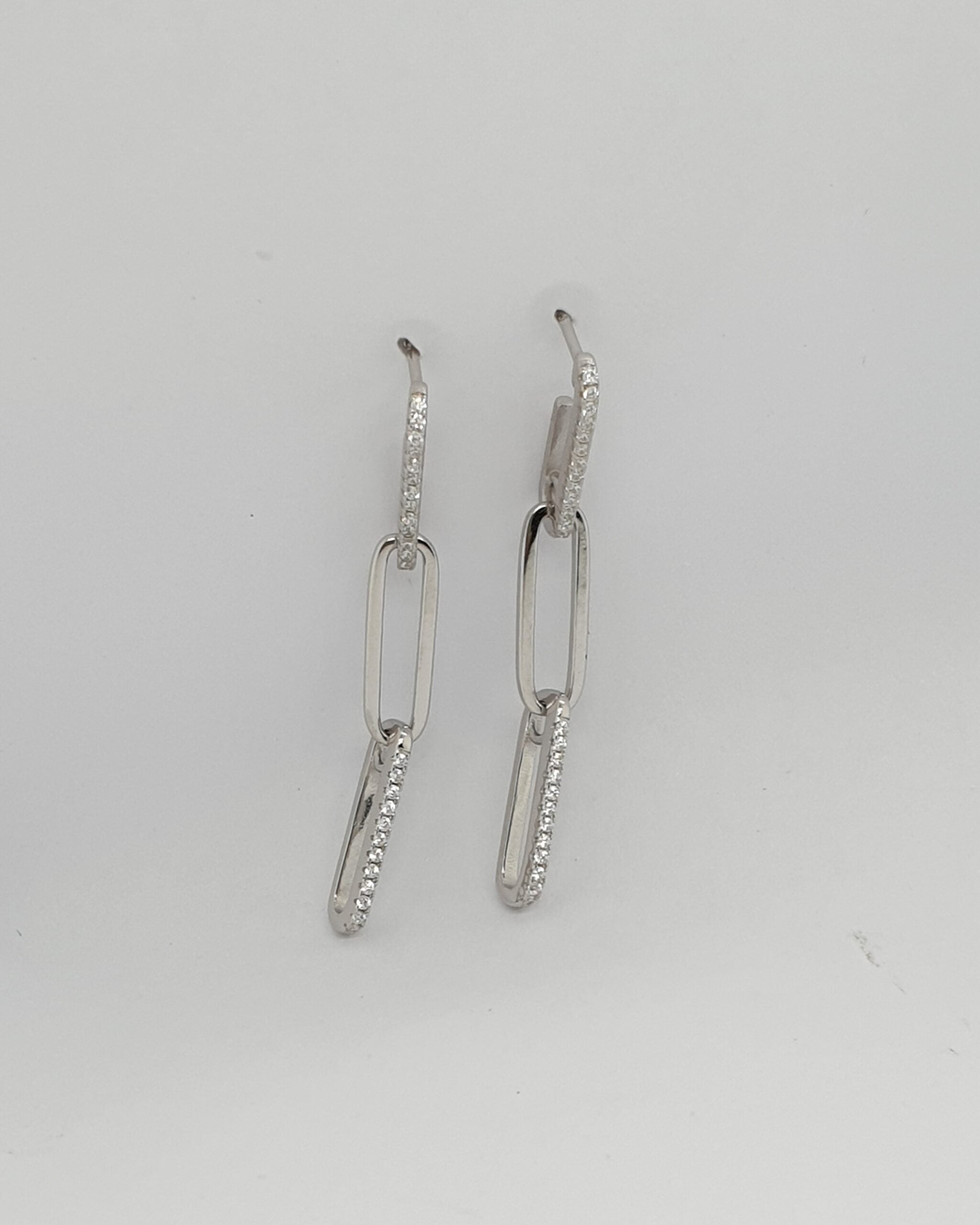 Rectangle Chain Link Earring image 0
