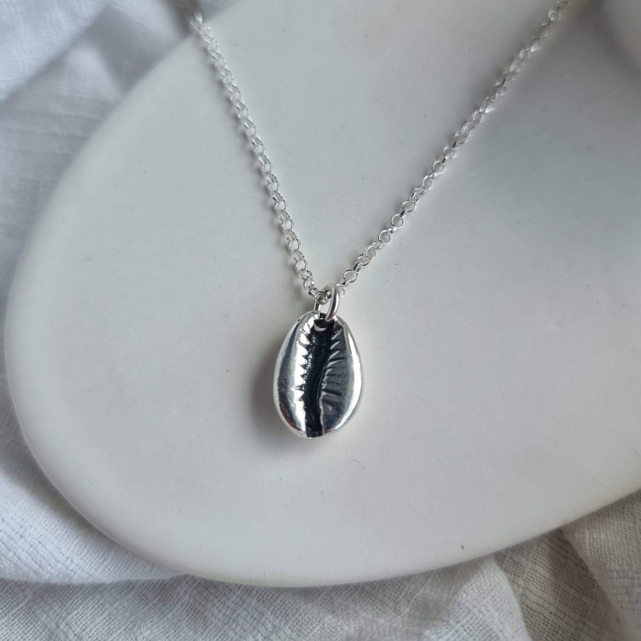 Cowrie Sterling Silver Chain - 42cm image