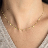 Small Cross Gold Necklace image 0