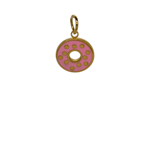 Gold Donut Charm image 0