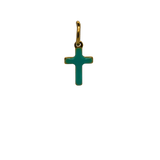 Turquoise Cross Charm image 0