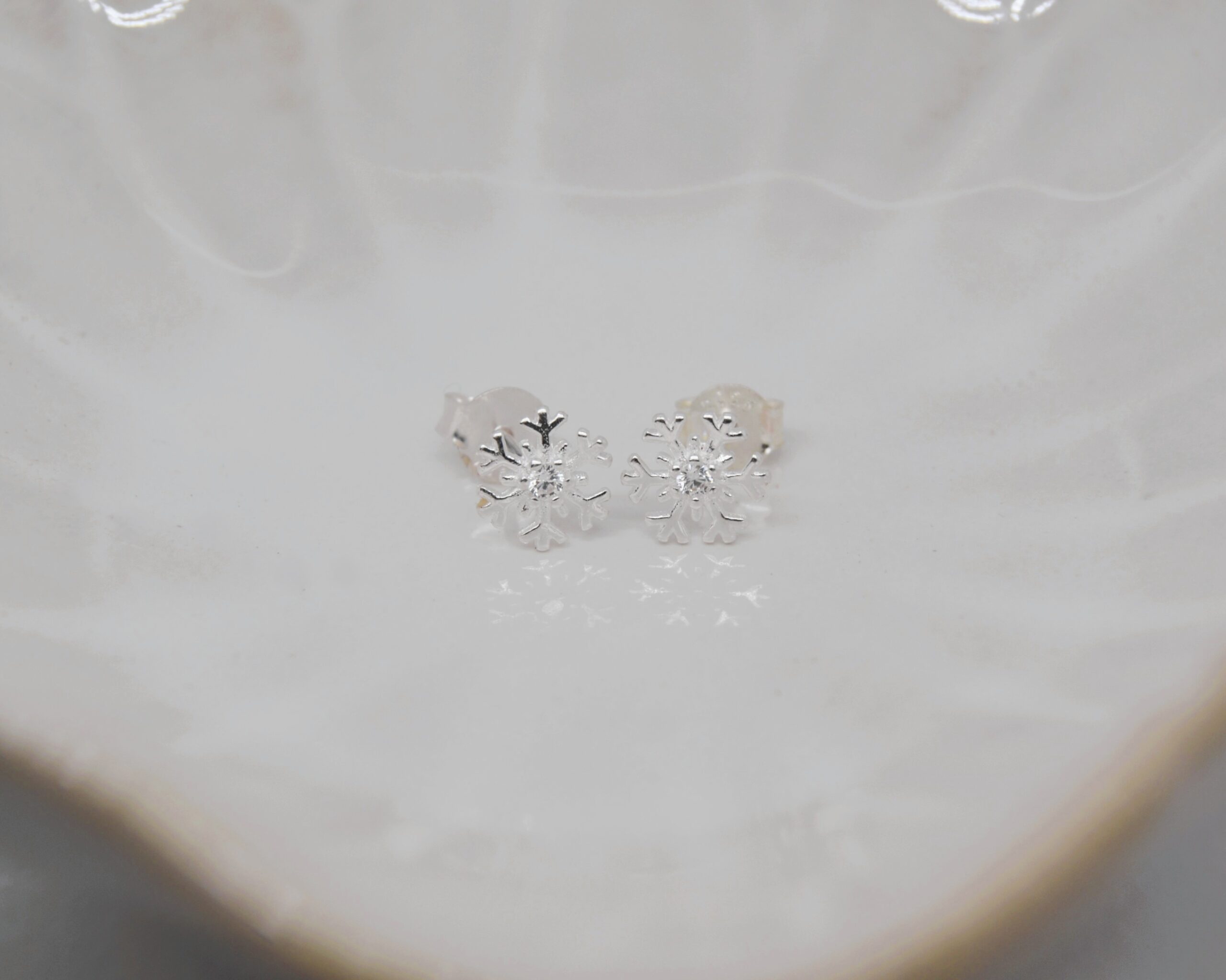 Snowflake Studs image 0
