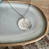 Horse and Girl Necklace image 0