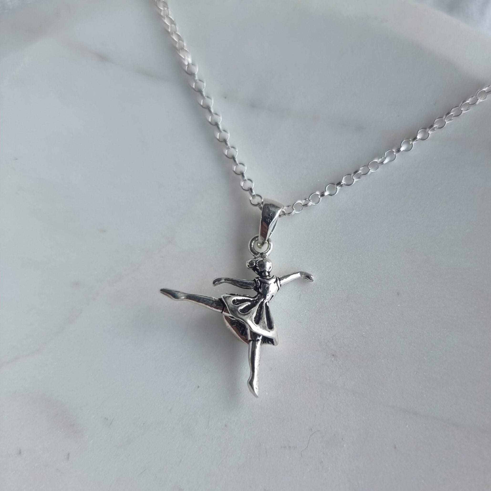 Ballerina Sterling Silver Chain - 42cm image