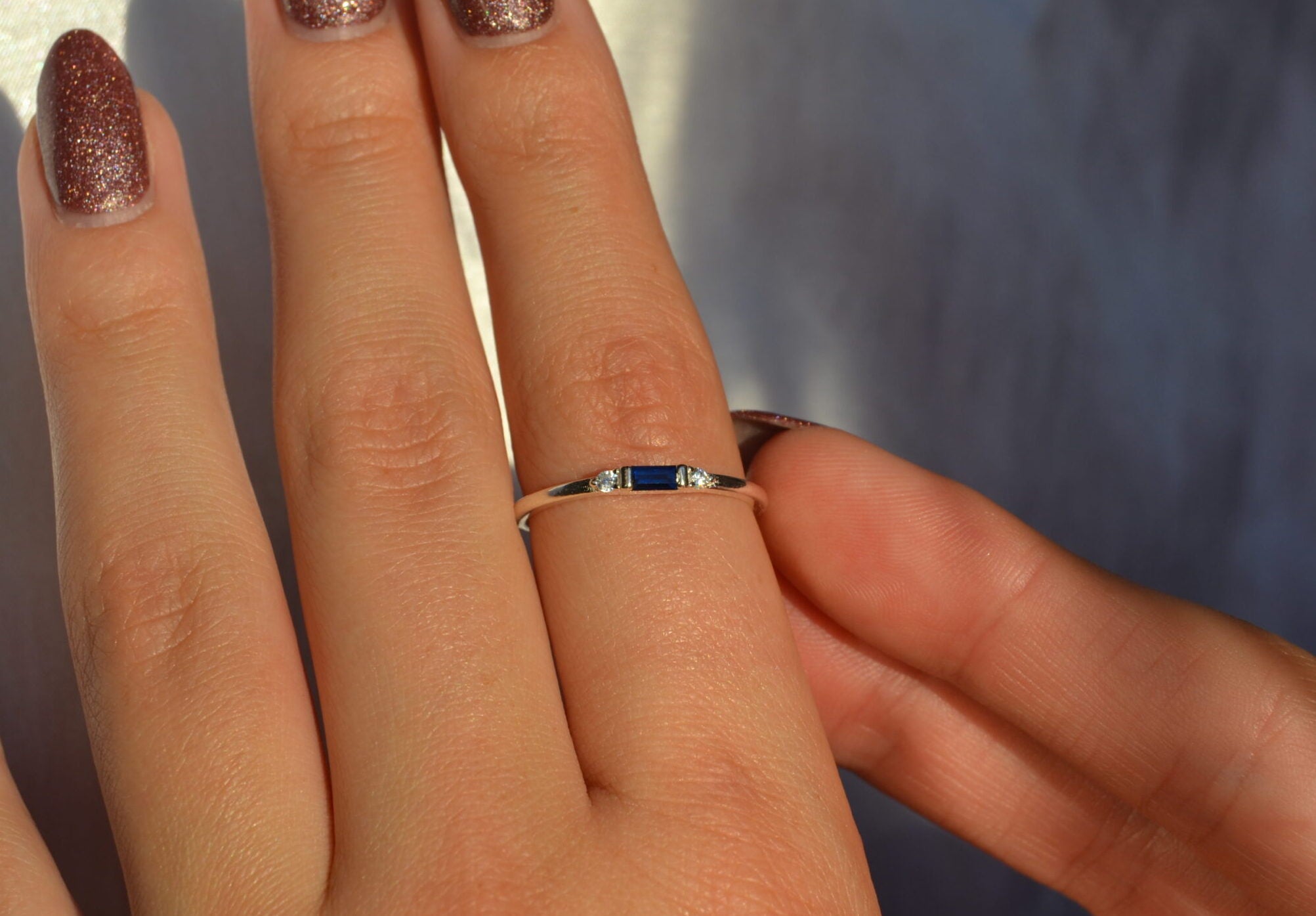 Silver Indigo Ring image 1
