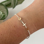 Initial Cross Bracelet image