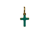 Turquoise Cross Charm - Turquoise image