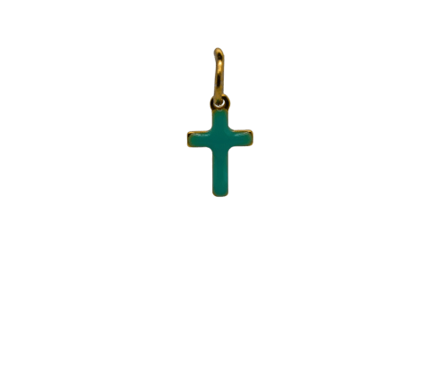 Turquoise Cross Charm - Turquoise image