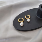Pearl Stainless Steel Huggies image 1