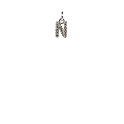 Cut-out Bling Initial N image 0