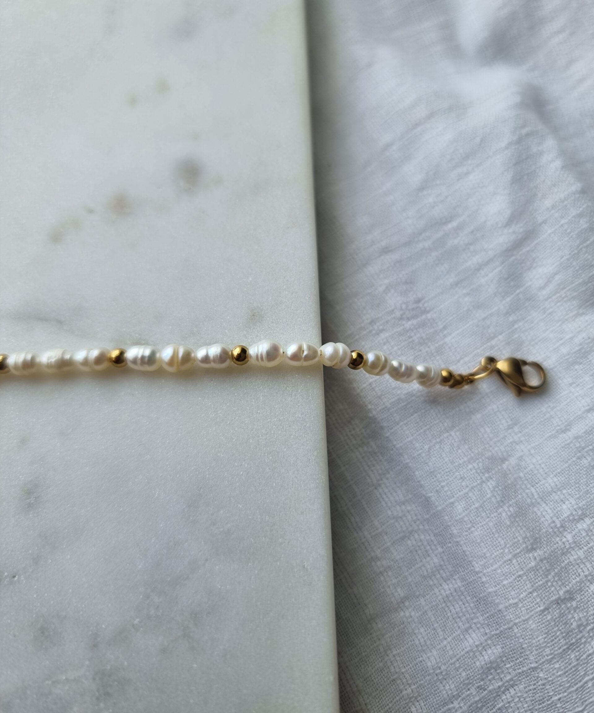 Stainless Steel Pearl Bracelet image 0