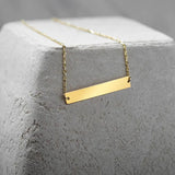 The Name Bar Gold Bracelet image 2