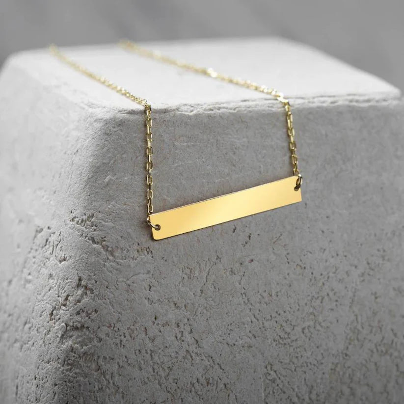 The Name Bar Gold Bracelet image 2