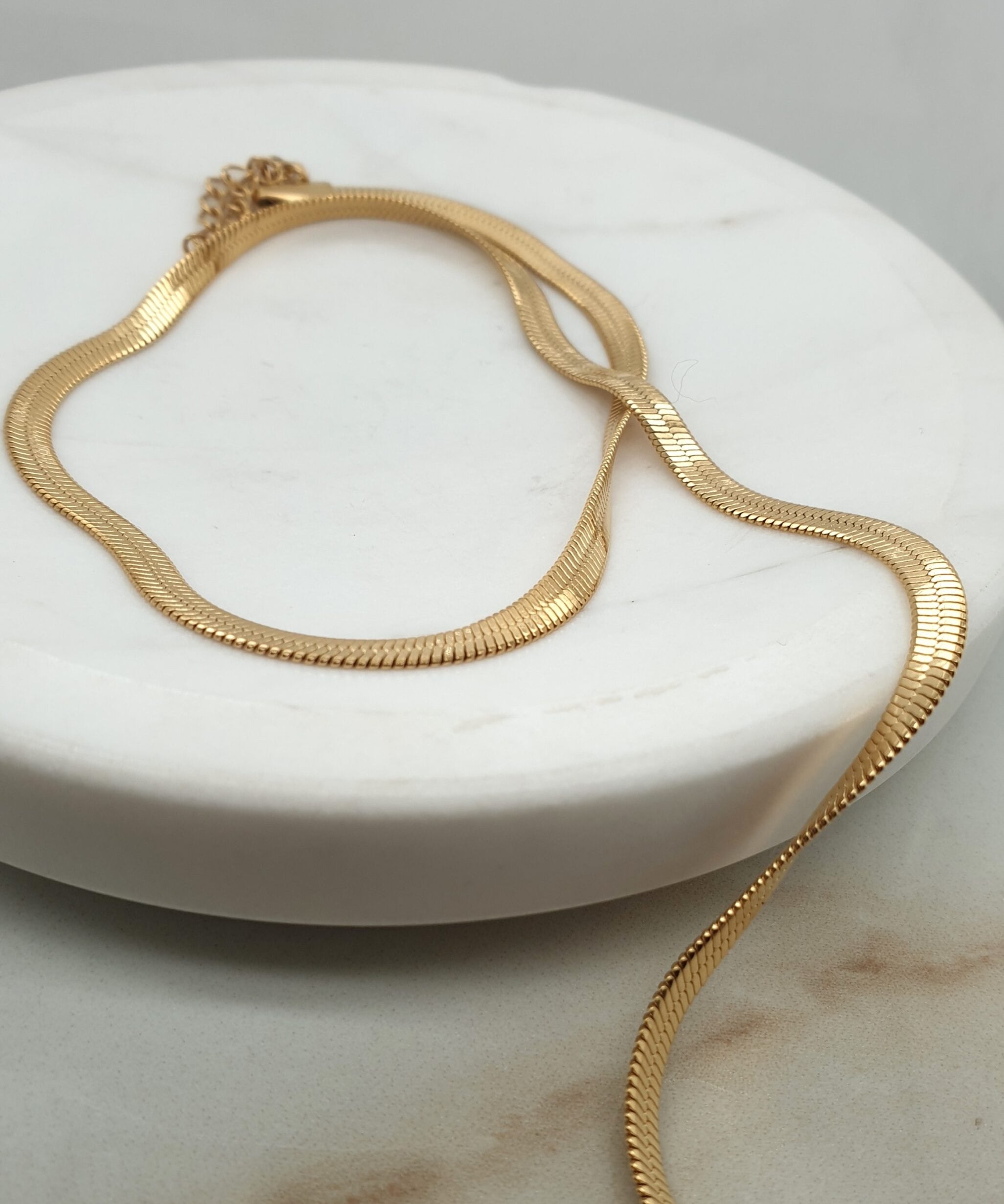 Stainless Steel Herringbone Chain image 1