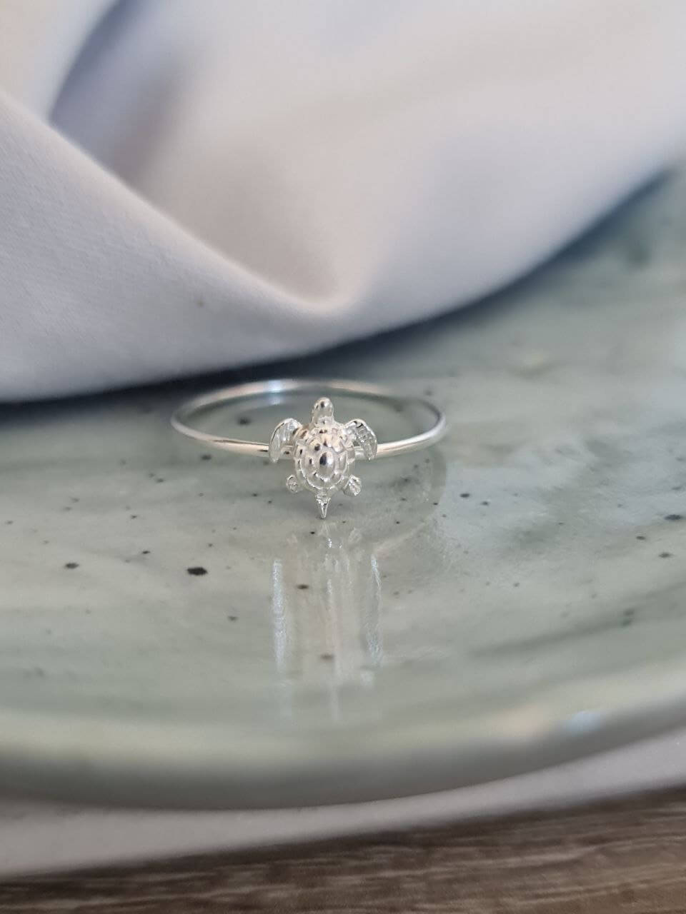 Turtle Ring Sterling silver image 2