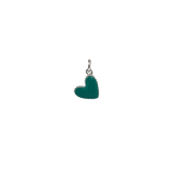 Silver Colour Heart - Blue image