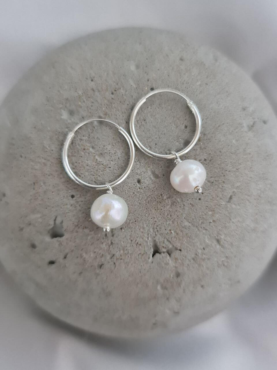 Sterling Silver Pearl Earrings image 0