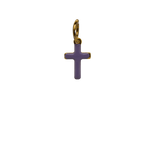 Purple Cross Charm - Purple image