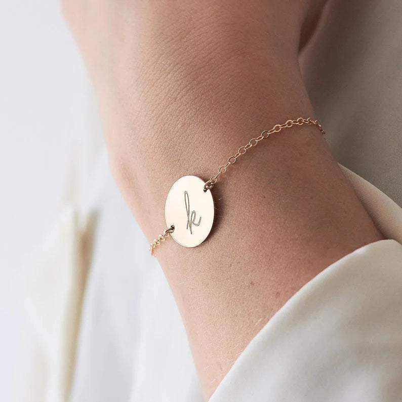 The Initial Gold Bracelet image 0