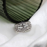 Zoe Adjustable Sterling Silver Ring image 0