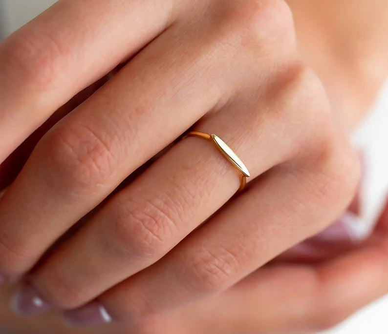 The Bar Gold Ring image 0