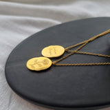 Birth Month and Flower Necklace - June image