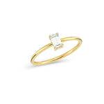 The Baguette Moissanite Ring image 2