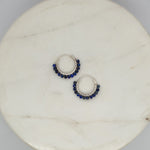 Natural Stone Small Hoops - Lapuz image