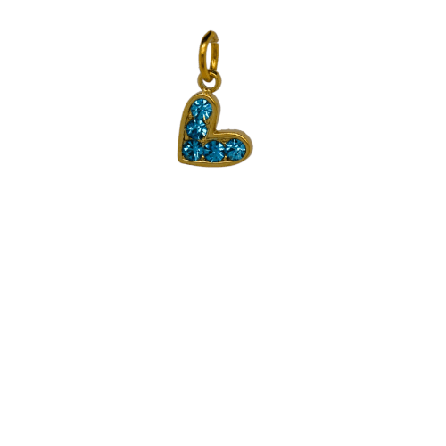 Blue Bling Heart image 0