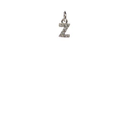 Cut-out Bling Initial Z image 0
