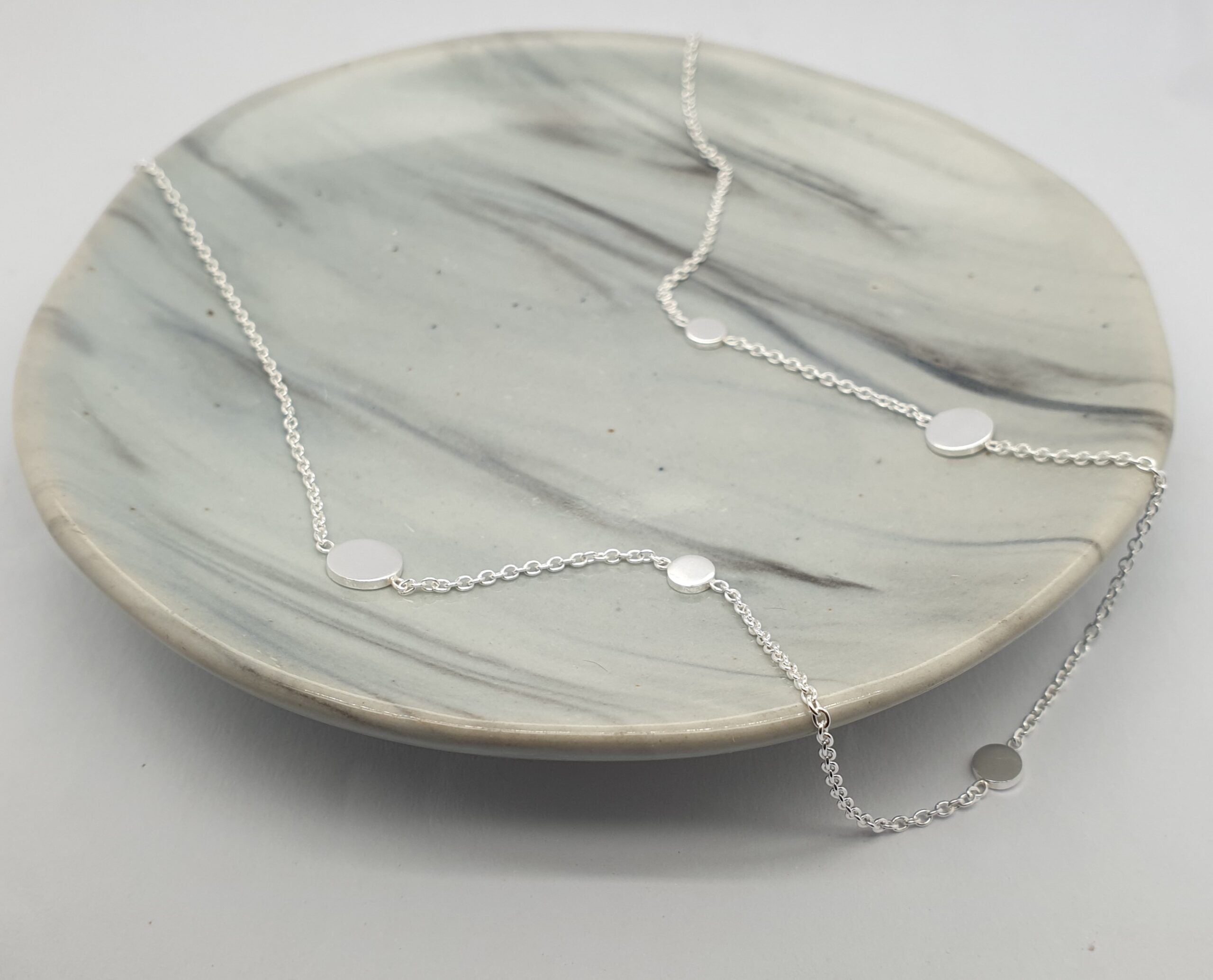 Sterling Silver Circle Necklace image 0