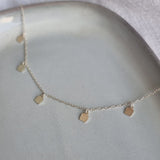 Silver Cube Charm Necklace image 0