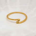 Gold Small Wave Ring image 1